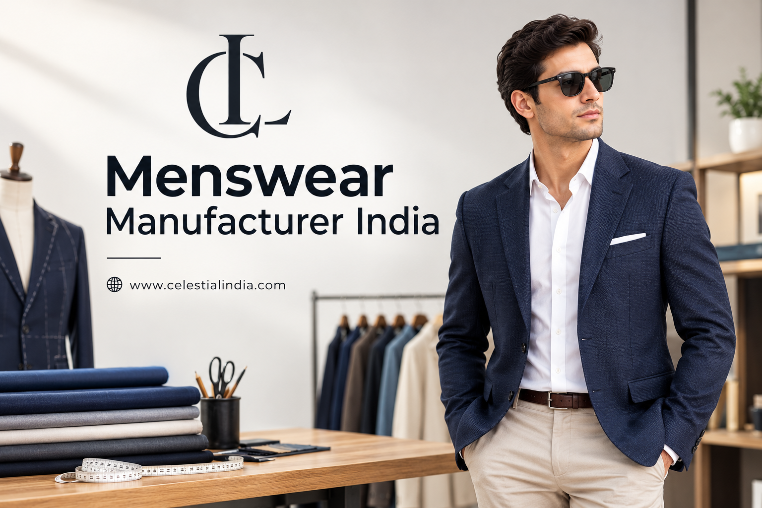 Menswear Manufacturer India for Quality Custom Clothing